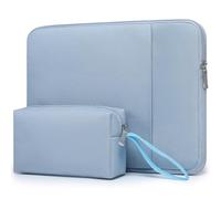 HYZUO 14-15 Pulgadas Funda Bolsa Portátil para MacBook Air 15 M5/M4/M3/M2 A3448 2026-2023, MacBook Pro 15, XPS 14/15 Plus, 15" Surface Laptop, Funda para 14" HP Lenovo ThinkPad ASUS Acer, Azul Pálido