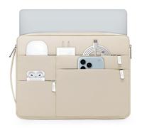 HYZUO 14-15 Pulgadas Funda Ordenador Portátil para MacBook Air 15 M4 M3 M2, MacBook Pro 15, XPS 14/15 Plus, Bolsa Protectora para 14" HP Dell Lenovo ThinkPad Asus Acer HUAWEI, Arena