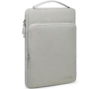 HYZUO 14-15 Pulgadas Funda Portátil para MacBook Air 15 M5 M4 M3 M2 A3448 2026-2023, MacBook Pro 15, XPS 14/15 Plus, Surface Laptop 15", Maletín Bolsa para 14" Dell HP Lenovo Asus Acer, Gris Claro