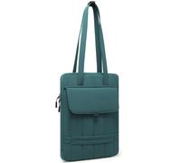 HYZUO 15-16 Pulgadas Funda Acolchada para Portátil para MacBook Pro 15/16, 15" 15,6" DELL/HP/Lenovo/ASUS/Acer Notebook Chromebook, Bolsos de Hombro Delgados Mujer Bolso Trabajo Diario, Verde Oscuro