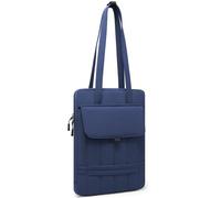 HYZUO 15-16 Pulgadas Funda Acolchada para Portátil para MacBook Pro 15/16, 15" 15,6" DELL/HP/Lenovo/ASUS/Acer Notebook Chromebook, Bolsos de Hombro Delgados Mujer Bolso Trabajo Diario, Azul Marino