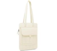 HYZUO 15-16 Pulgadas Funda Acolchada para Portátil para MacBook Pro 15/16, 15" 15,6" DELL/HP/Lenovo/ASUS, Bolsos de Hombro Delgados para Mujer, Bolso de Trabajo Diario, Beige