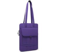 HYZUO 15-16 Pulgadas Funda Acolchada para Portátil para MacBook Pro 15/16, 15" 15,6" DELL/HP/Lenovo/ASUS, Bolsos de Hombro Delgados para Mujer, Bolso de Trabajo Diario, Púrpura Medianoche