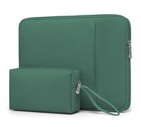 HYZUO 15-16 Pulgadas Funda Bolsa Portátil para MacBook Pro 16 M4/M3/M2/M1, 15" Surface Book, Maletín Portátil para 15" 15,6" HP DELL Lenovo ThinkBook ASUS Acer Samsung Huawei, Verde Jungla