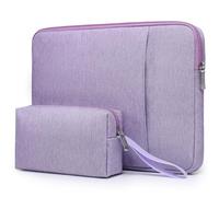 HYZUO 15-16 Pulgadas Funda Bolsa Portátil para MacBook Pro 16 M4/M3/M2/M1, 15" Surface Book, Maletín Portátil para 15" 15,6" HP DELL Lenovo ThinkBook ASUS Acer Samsung Huawei, Violeta Lila