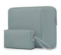 HYZUO 15-16 Pulgadas Funda Bolsa Portátil para MacBook Pro 16 M4/M3/M2/M1, 15" Surface Book, Maletín Portátil para 15" 15,6" HP DELL Lenovo ThinkBook ASUS Acer Samsung Huawei, Azul Ceniza