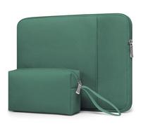 HYZUO 15-16 Pulgadas Funda Bolsa Portátil para MacBook Pro 16 M5/M4/M3/M2/M1 A3428 A3429 2026-2019, 15" Surface Book, Maletín Portátil para 15" 15,6" HP DELL Lenovo ASUS Acer Samsung, Verde Jungla