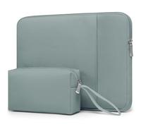 HYZUO 15-16 Pulgadas Funda Bolsa Portátil para MacBook Pro 16 M5/M4/M3/M2/M1 A3428 A3429 2026-2019, 15" Surface Book, Maletín Portátil para 15" 15,6" HP DELL Lenovo ASUS Acer Samsung, Azul Ceniza
