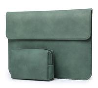 HYZUO 15 Pulgadas Funda para Ordenador Portátil Protectora para MacBook Air 15 2025-2023 MacBook Air 15 M4 A3241 M3 M2, 15" Surface Laptop 7-3, MacBook Pro 15, con Bolsa Pequeña, Verde Medianoche-H