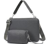 HYZUO 17-17,3 Pulgadas Funda Rígida para Portátil para HP Envy/OMEN 17, LenovoThinkPad P16, ASUS ZenBook Pro/VivoBook Pro 17, DELL Alienware M17, LG gram 17, Razer Blade 17, Gris Espacial