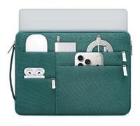 HYZUO 17-17,3 Pulgadas Maletín Funda Bolsa para Portátil, Verde Oscuro | para 17" 17,3" HP/Dell/Lenovo/ASUS/Acer/LG/MSI Gaming Laptop/Razer Blade 17/18, Funda Protectora Cuaderno para Hombre Mujer