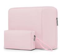 HYZUO 17-17,3 Pulgadas Portátil Funda Set para 17" 17,3" HP/Lenovo/DELL/ASUS/Acer/LG/MSI Gaming Laptop/Razer Blade 17/18, Bolsa Protectora para Hombre Mujer, Rosa Pálido
