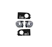 HZ-DESIGN 1 juego completo de reequipamiento para faros antiniebla antiniebla con embellecedores HB4 de cristal transparente para compatible con Golf V 5 by