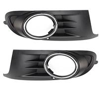 HZ-DESIGN 1 Kit Nebelscheinwerferblenden para Modernizar Rejillas Ventilación Tapa Cromo Abertura Derecho + Izquierda Compatible Con Golf 6