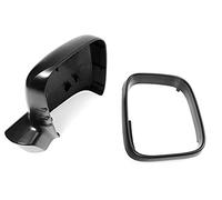 HZ-DESIGN Espejo Exterior Cubierta Carcasa Espejo Marco Derecho Carcasa Negra Apto para T5 Caddy 2003-2009