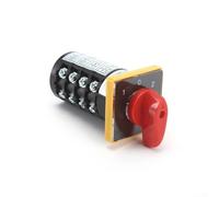 HZ5B-10A - Conmutador de 4 polos, 10 A, 3 niveles | 1-0-2 posiciones, 4 circuitos por marcha, control flexible, para categoría AC-3, funcionamiento de 380 V