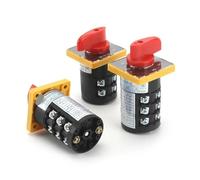 HZ5B-20/D242.2 D303.3 0-4.0-6.20A Interruptor de conmutación de transferencia de leva combinado 2/3 polos 8/12 tornillos 1 pieza(20A 0-4.3)