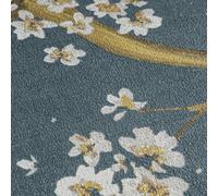 HZ62045-Horizonte Floral Beige Azul Crema Galerie Papel Tapiz