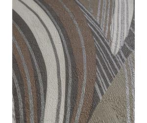 HZ62065-Horizonte Hoja De Árbol Beige Marrón Metálico Galerie Papel Tapiz