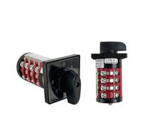 HZ8B-20/3/4 Electrically Controlled Switch 4-Level 20A 0-6 Position Conversion Rotary cam Switch Circuit Breaker HZ5B-20/4 Controls Switches