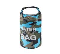 HZACHYX Bolsa impermeable para exteriores, bolsa de cubo impermeable, bolsa de hombro simple y doble hombro, bolsa de flotación de natación, bolsa de secado (azul lago, 30 L)