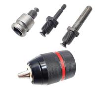 HZACHYX Portabrocas de metal de 13 mm de 1/2 enchufe de trinquete autobloqueante, adaptador de llave eléctrica, utilizado para destornilladores de impacto, taladros eléctricos, taladros de martillo