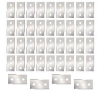 HZAOPZE 40 pcs Cuchillas con Doble Filo, Cuchillas de Recambio para Rascavidrios de Hoja, Cuchillas Rasqueta Vitrocerámica para Cortar de Forma Limpia y Profesional Material