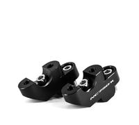 HZBHD Abrazadera De Montaje para Elevador De Manillar De Motocicleta para para CB500X para CB500F para CB300F, Adaptador De Elevación Y Extensión Bloque Fijo(Negro 1)