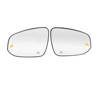 HZBHD Accesorios Espejos Retrovisores Coche Para Toyota Para Grand, Para Highlander Para Corolla Cross (2014-2025), Calefacción Puntos Ciegos Vidrio del espejo retrovisor(Blind 1Pair)