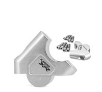 HZBHD Adaptador Elevador De Manillar para Motocicleta, Abrazadera De Extensión para R 1200 GS LC R1200GS Adventure ADV R1250GS S1000XR Bloque Fijo(Plata 5)