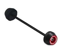 HZBHD Almohadilla Protectora contra Impactos para La Horquilla del Eje De La Rueda Delantera Y Trasera De para Ducati Panigale V2 V4 899 959 1199 1299. Deslizante Caída Protector(Rojo,Frente)