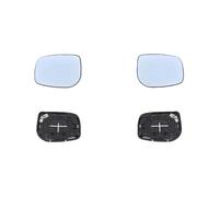 HZBHD Cristal Espejo Retrovisor Para Toyota Para Corolla EX 2007-2013, Visión Angular, Cubierta Repuesto, Calefactable Puntos Ciegos Laterales Vidrio del espejo retrovisor(Heating 1Pair)