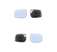 HZBHD Cristal Espejo Retrovisor Para Toyota Para Corolla EX 2007-2013, Visión Angular, Cubierta Repuesto, Calefactable Puntos Ciegos Laterales Vidrio del espejo retrovisor(1 par)
