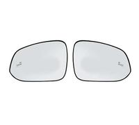 HZBHD Cristal Espejo Retrovisor Para Toyota Para Highlander 2022, Cubierta Repuesto Espejos Gran Angular, Calefacción Ángulo Muerto Lateral Vidrio del espejo retrovisor(1 par)