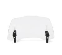 HZBHD Deflectores De Extensión De Parabrisas Delantero Ajustables para Motocicleta para Suzuki VStrom 650 GS650 Bandit GSF 650 Ajustable Elevado Deflector Viento(Transparente,Tipo 2)