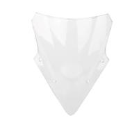 HZBHD Deflectores De Viento De Doble Burbuja para Parabrisas Delantero De Motocicleta para Kawasaki para Ninja 650 ER6F 2017 2018 2019 Ajustable Elevado Deflector Viento(Claro)