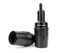 HZBHD Deslizadores De Cuadro Protección contra Caídas para Motocicletas para Yamaha MT 03 09 07 MT09 MT03 MT07 MT-09/SP MT-03 2014-2025 Deslizante Caída Protector(Negro,X-1)