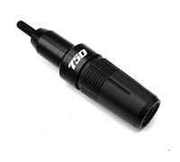 HZBHD Deslizadores De Escape para Motocicleta, Protección contra Colisiones Y Caídas para Suzuki GSX 750, GSX-S, S750, 1000, GSXS GT 750, GSXS GSR 750 Deslizante Caída Protector(Negro,750)