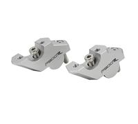 HZBHD Elevadores de Manillar Abrazaderas De Montaje para Elevador De Manillar De Motocicleta para BMW F850GS Adventure F 850 GS ADV F900R F900 R F900XR F 900 R F 900R(Plata 2)