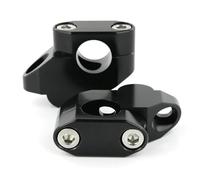 HZBHD Elevadores de Manillar Elevador De Manillar De Motocicleta Desplazado hacia Atrás 22 Mm 7/8" para H&Onda CBF 500/600/1000 FMX650 Abrazadera De Montaje Ajustable(Negro)
