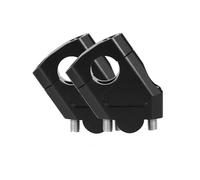HZBHD Elevadores De Manillar para Motocicleta, Abrazadera De Montaje De 28 Mm Y 22 Mm para Yamaha MT07 MT09, Adaptador De Altura Ajustable Bloque Fijo(Negro,28 mm)