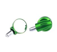 HZBHD Espejo Retrovisor Convexo De Ángulo Amplio Y Punto Ciego Ajustable para Motocicleta para Monkey 125 Z125 MSX125. Espejo de visión(Verde)