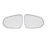 HZBHD Espejo Retrovisor Lateral Coche Para LEXUS RX350 NX300h RX450h RX NX NX200t 2015-2022 Espejos Retrovisores Advertencia Punto Ciego Calefacción Vidrio del espejo retrovisor(1 par)