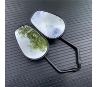 HZBHD Espejos Retrovisores Laterales Ovalados Negros De 10 Mm En Sentido Horario para Rebel CMX 300 500, Espejo Giratorio. Espejo de visión