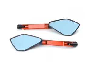 HZBHD Espejos Retrovisores para Motocicleta para K&awasaki Z650, Z750, Z800, Z1000, Z900, ER-6N Y ER-6F.(Naranja)