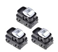 HZBHD Interruptor De Elevalunas Para Mercedes Para Benz W205, S205, C205, GLC, C253, X253 (2015-2020, A2059051713, 2059051713) Regulador De Ventanas Eléctrico Interruptores(NEGRO2)