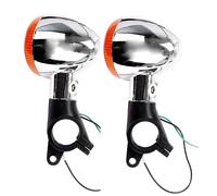 HZBHD Juego De Luces Intermitentes Delanteras Y Traseras para Motocicleta para H&Onda Rebel CA250 CMX250 Storm DD250E/150 Indicadores De Motocicleta(Frente)