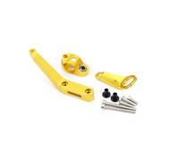 HZBHD Kit De Soporte De Montaje del Soporte del Amortiguador Estabilizador De Dirección De Motocicletas para H&Onda CBR929RR CBR 929 RR 929RR 2000-2001 Dirección Estabilizador de Amortiguador(Oro)