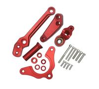 HZBHD Kit De Soporte De Montaje para Amortiguador De Dirección De Motocicleta para K&awasaki Z900 Z 900 2017-2022 Dirección Estabilizador de Amortiguador(Rojo,X-5)