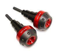 HZBHD para Yamaha MT-09 MT09 MT 09 2015-2025, Protección contra Caídas CNC, Deslizador De Chasis, Carenado, Protector Almohadilla Anticolisión Deslizante Caída Protector(Rojo)